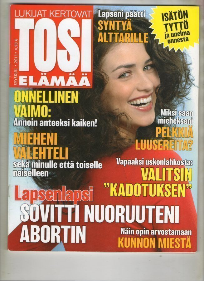TOSI ELÄMÄÄ n:o 9 2011 Lapseni päätti syntyä alttarille.
