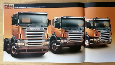 2005 Scania maansiirto PRESTIGE esite - KUIN UUSI - 52 sivua