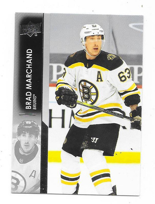 2021-22 Upper Deck #17 Brad Marchand , Boston Bruins