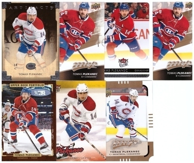 7 x TOMAS PLEKANEC Canadiens, Maple Leaf