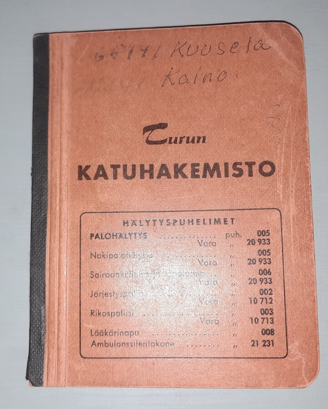 Turku Katuhakemisto v-60 186s