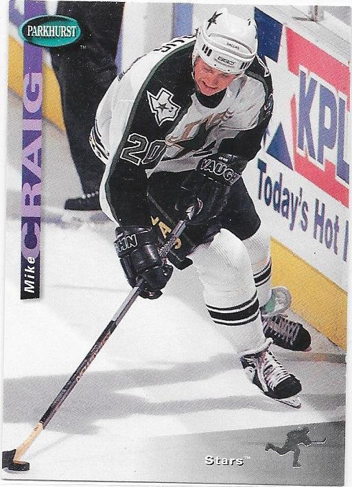 1994-95 Parkhurst #54 Mike Craig Dallas Stars