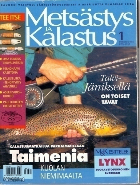 Metsästys ja Kalastus 1996 lehdet KANSIOSSA