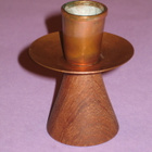 VANHA TEAK / KUPARI -KYNTTILÄNJALKA - pikkukuva 2