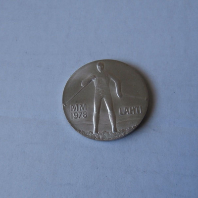 Juhlaraha 25 MARKKAA LAHTI 1978 MM-HIIHDOT SUOMI FINLAND