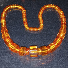 Vintage hoidettua meripihka kaulakoru Amber Itämeren alueen - pikkukuva 1