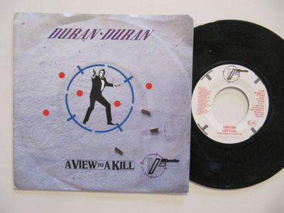 Duran Duran A View To A Kill 7" sinkku James Bond 007