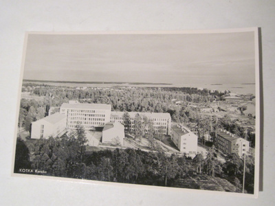 VANHA Postikortti Kotka 1950-l Alkup.Mallikappale