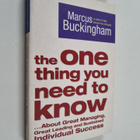 Marcus Buckingham : The One Thing You Need to Know - Abou... - pikkukuva 1