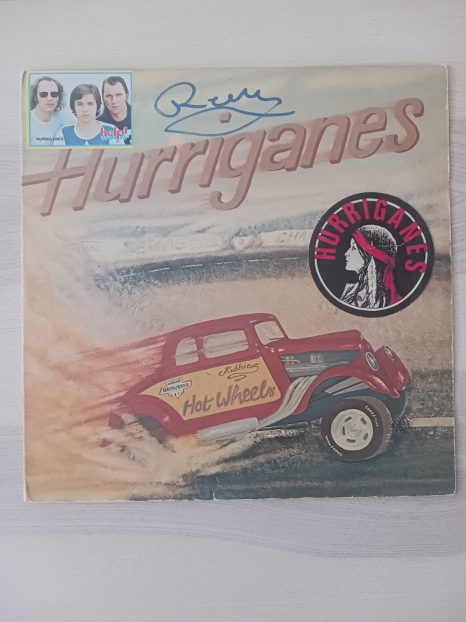 Hurriganes Hot Wheels-lp Remun nimmarilla+ org.tarra