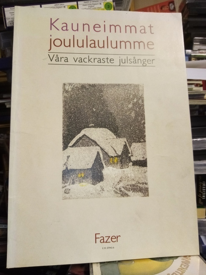 Nuottikirja KAUNEIMMAT JOULULAULUMME ( SIS POSTIKULU)