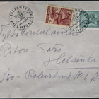Erik.leima - Salpausselkä 1950, kulkenut kirje - pikkukuva 1