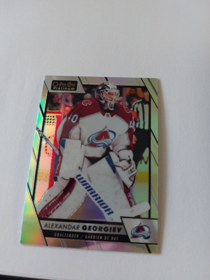 2023-24 O-Pee-Chee Platinum Rainbow #13 Alexandar Georgiev