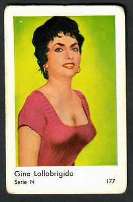 Keräilykuva - Gina Lollobrigida Serie N 177