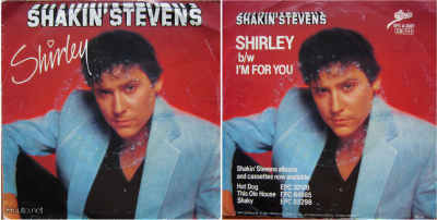 SHAKIN` STEVENS; Shirley - 7" sg