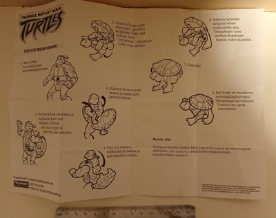 TMNT Kilpparin ohje SUOMI 2003
