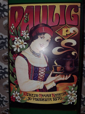 Vanha Paulingin kahvipurkki