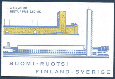 Postimerkkivihko V25 (1994) Suomi – Ruotsi