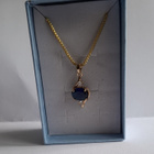 Zirkonia kaulakoru & 18K Gold Plated ketjulla - pikkukuva 1