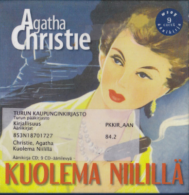 Äänikirja: Agatha Christie: Kuolema Niilillä (9 CD:tä)