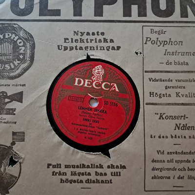 ERKKI ERÄS/KAUKO KÄYHKÖ, Yksinäinen kulkija.Lemmen jenkka