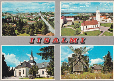 KIRKKOKORTTI - IISALMEN UUSI JA VANHA KIRKKO - 1