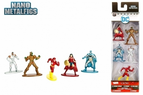 Nano Metalfigs DC Super Sankarit 5-Pack A *UUSI*