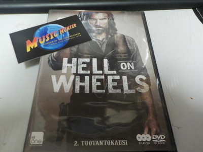 HELL ON WHEELS - 2 KAUSI 3 DVD 2012 UUSI!