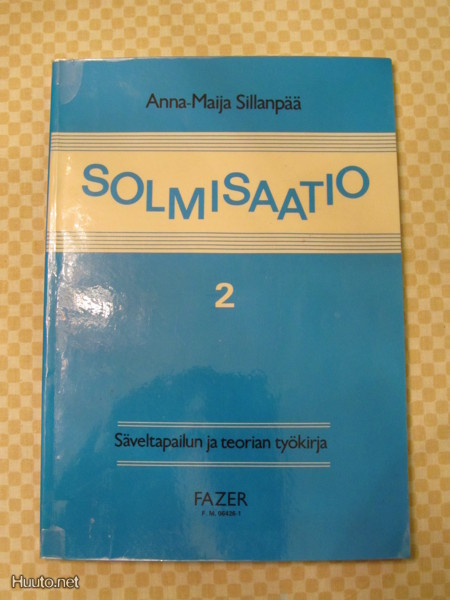 SOLMISAATIO 2 : Säveltapailun ja teorian työkirja / Fazer