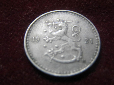 25 penniä 1921