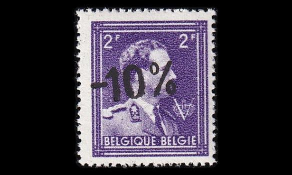 Belgia 743 ** Leopold III V 2 Fr -10% (1946)