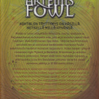 Eoin Colfer: Artemis Fowl 8 Viimeinen vartija (Wsoy 2012) - pikkukuva 2