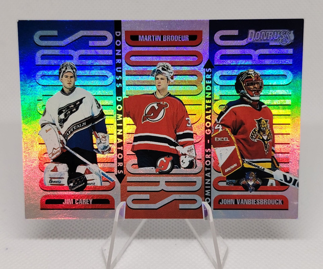 1996-97 Donruss Dominators Brodeur/Vanbiesbrouck/Carey /5000