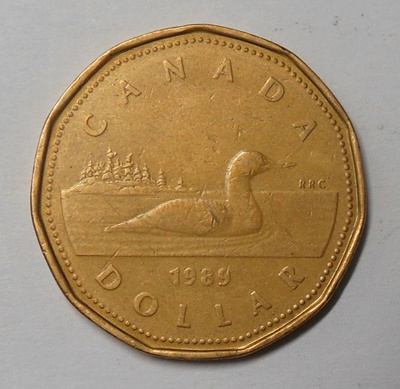 Kanada. 1 dollar 1989.