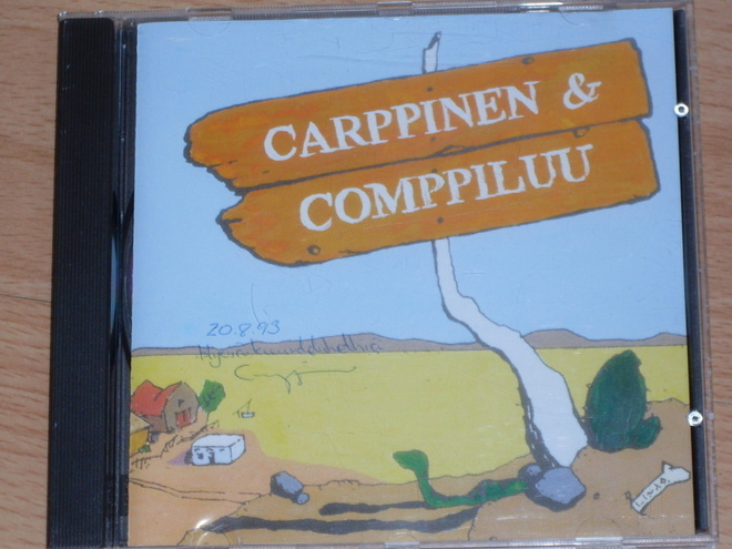 CD - CARPPINEN & COMPPILUU - 1993 suomi rock nimmari EX