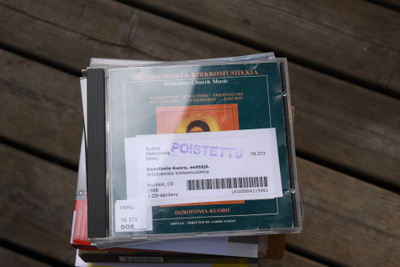 Ortodoksista Kirkkomusiikkia Doxofonia-kuoro CD