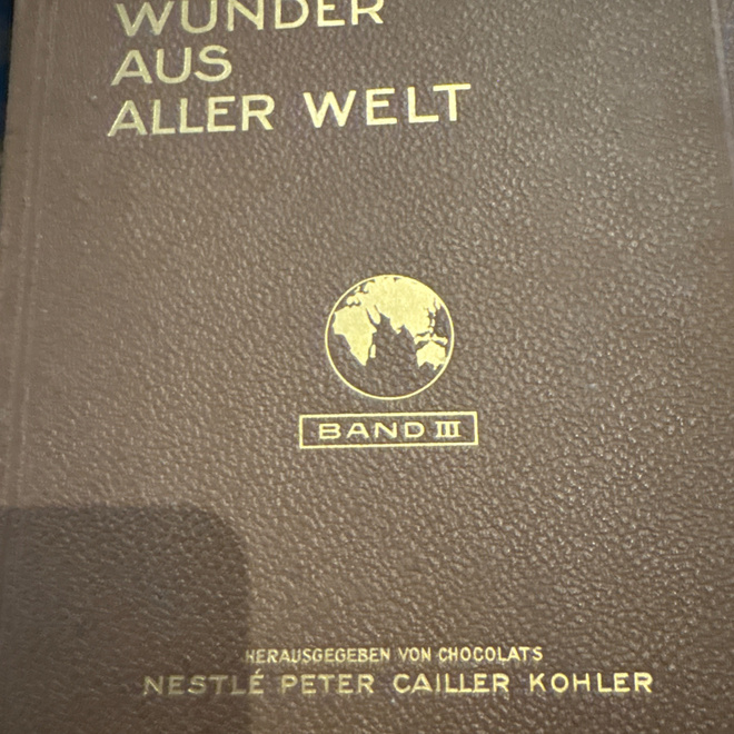 Wunder aus aller welt keräilykirja vuodelta 1933