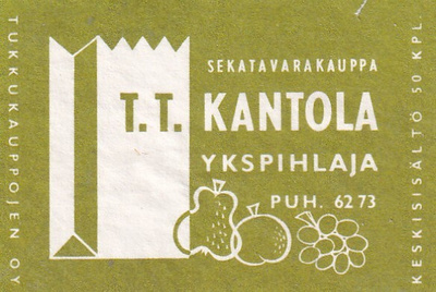 Ykspihlaja, T. T. Kantola .  s60