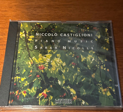 Niccolò Castiglioni Piano Music – Sarah Nicolls UUSI Metier