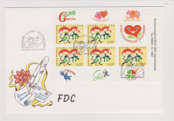 FDC 1993 Ystävyydellä V18