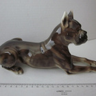 Vintage posliinifiguuri, koira, Wien Keramos made in Austria - pikkukuva 3