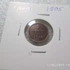 1 penni 1905  siistikuntoinen   raha   . - pikkukuva 5