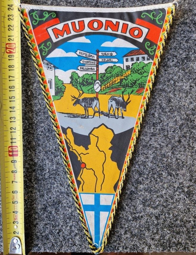 Muonio vintage iso matkailuviiri