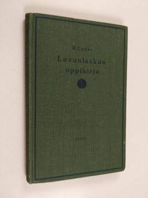R. Ceder : Luvunlaskun oppikirja