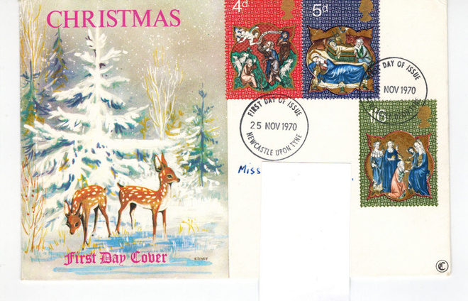 FDC 1970 Christmas