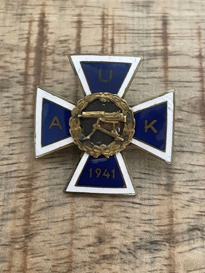 AUK 1941  Konekivääri linjan kurssimerkki