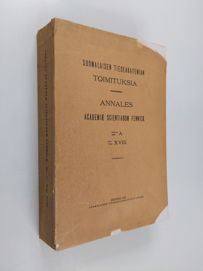 Suomalaisen Tiedeakatemian Toimituksia - Annales Academia...