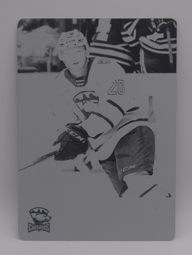 2021-22 AHL Printing plate Aleksi Heponiemi /1