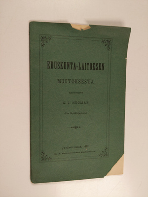 K. J. Högman : Eduskunta-laitoksen muutoksesta (ote Kyläk...