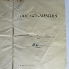 SOTILASPASSI - JATKOSODAN KERSANTTI - JAOSJOHTAJA - - pikkukuva 3